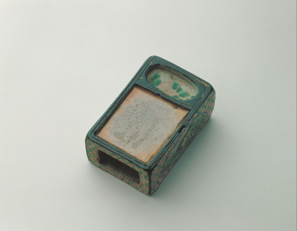 图片[1]-Five-color porcelain warm inkstone-China Archive